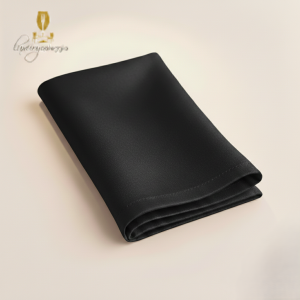 tovagliolo-raso-nero-luxurynoleggio